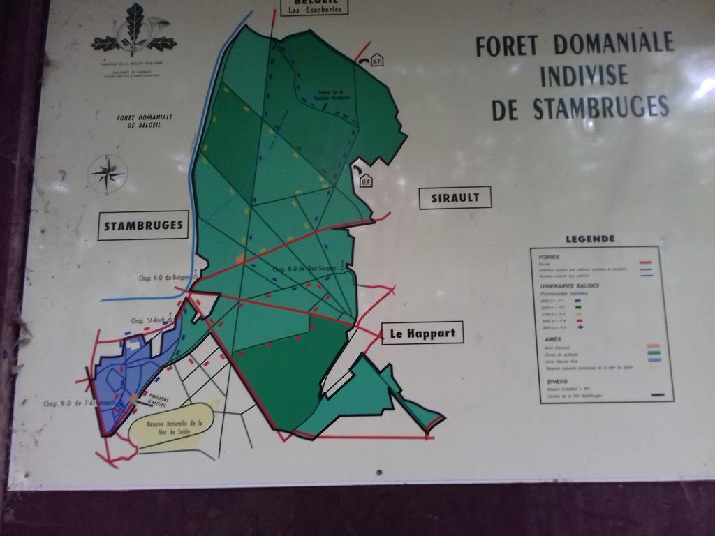 Aux Charmes De La Campagne Villa Hautrage Luaran gambar